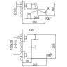 Смеситель для ванны FRAP H76 F3276-6